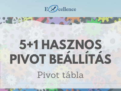 hasznos pivot beállítások