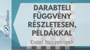 DARABTELI függvény használata excel