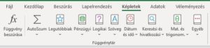 Excel függvénytár