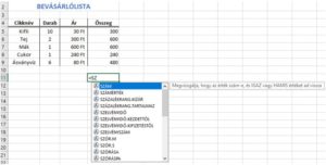 Excel függvények kezdőknek