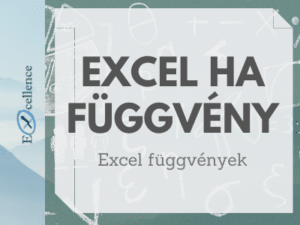 Excel HA függvény